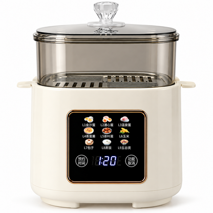 NAIECO Electric Egg Cooker – Automatic Egg Boiler with Multi-Function Cooking Pot