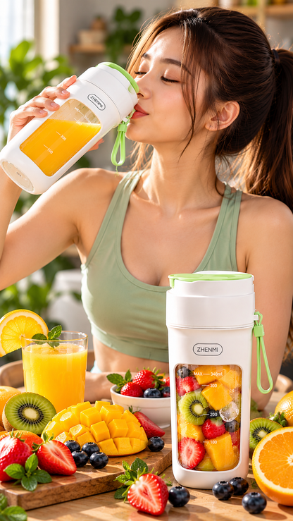 USB Rechargeable Portable Blender – Mini Personal Juicer Cup for Smoothies, Shakes & Fresh Juice