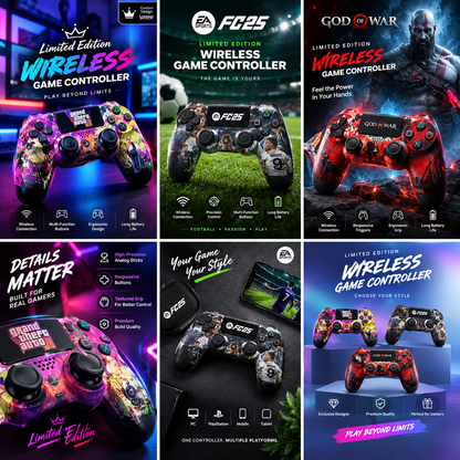 Limited Edition Wireless Gaming Controller – Next-Level Gameplay