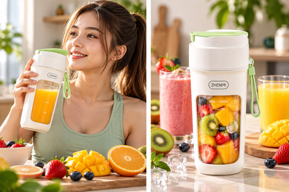 USB Rechargeable Portable Blender – Mini Personal Juicer Cup for Smoothies, Shakes & Fresh Juice