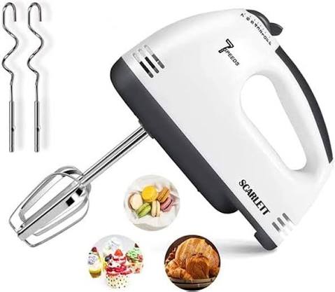 Super Electric Hand Mixer – Powerful 5-Speed Mixer & Beater for Kitchen Use